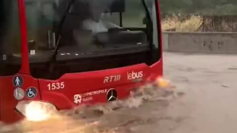 Severe floods caused by extreme rainfall in Marseille, France