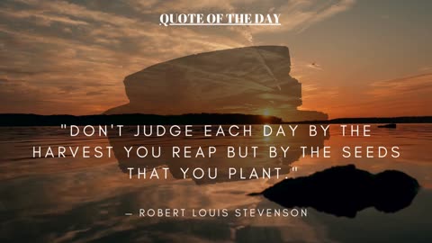 "QUOTE OF THE DAY"