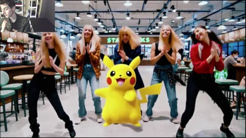 Outtake #1,245 Of Pikachu The Pokemon Dancing With Women At A Starbucks Store Fake Funny Video