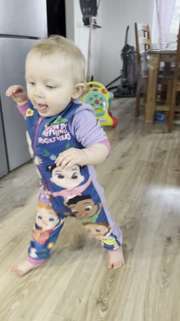 Baby Kayla in a Cocomelon Outfit 🍉👶 (So Cute)