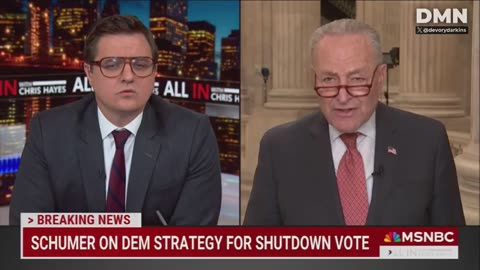 Sen. Chuck Schumer pressed to explain his flip-flop on the CR Funding Bill.