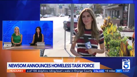 Gov. Newsom launches task force to clear homeless encampments