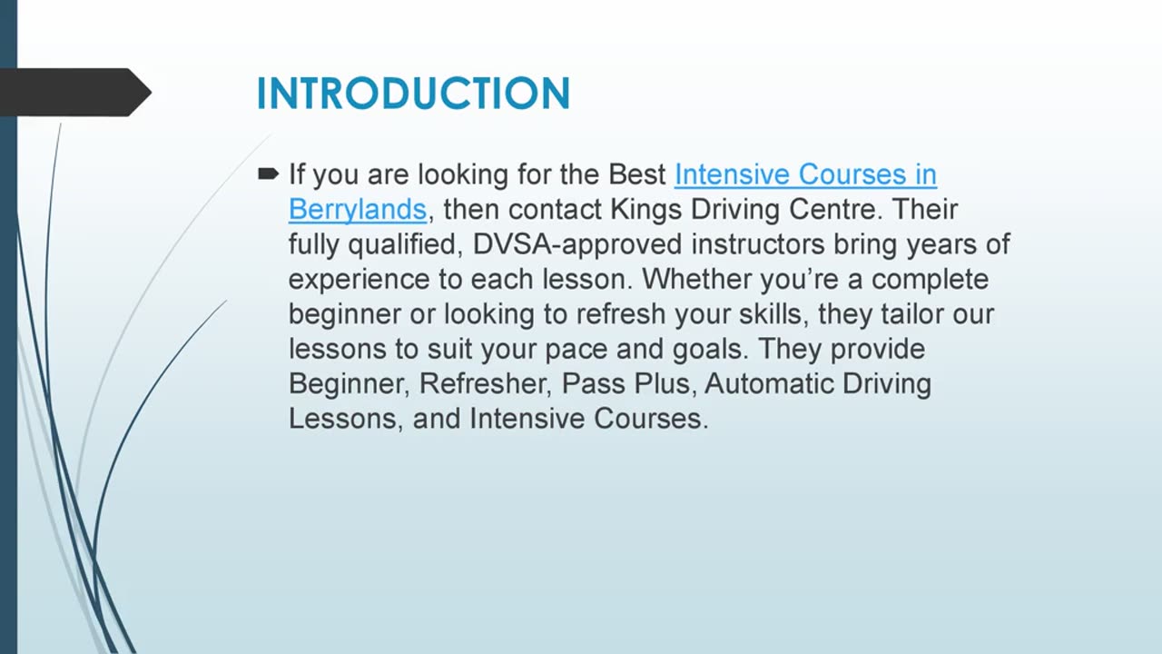 Best Intensive Courses in Berrylands