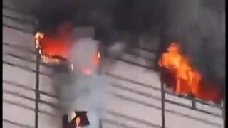 TRUMP Tower Fire on 50th Floor!! Which is why he was Forced to Attack Iran