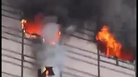 TRUMP Tower Fire on 50th Floor!! Which is why he was Forced to Attack Iran