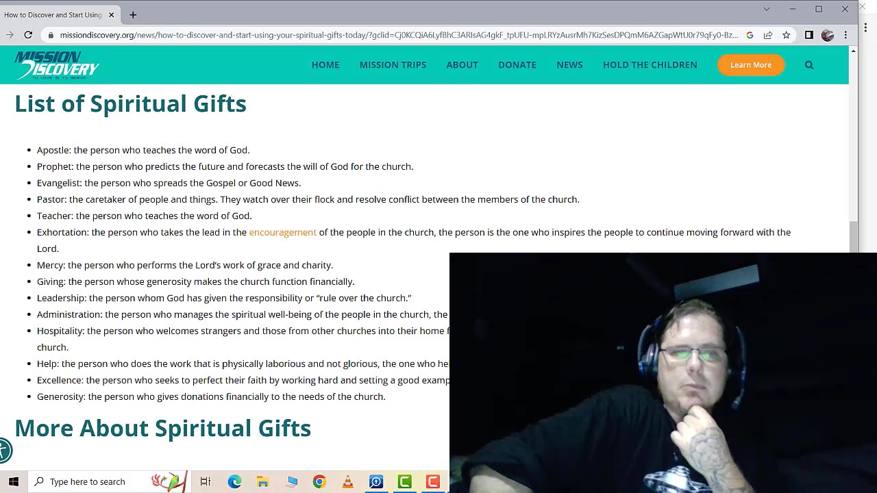 developing our spiritual gifts [The Bride of Christ]