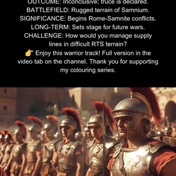 Rome vs. Samnites 343–341 BC First Samnite War #AncientItaly