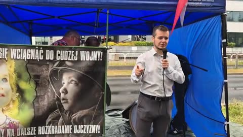 Paweł Wyrzykowski na 'UWOLNIĆ WIĘZNIÓW POLITYCZNYCH'. Warszawa 9.07.2025