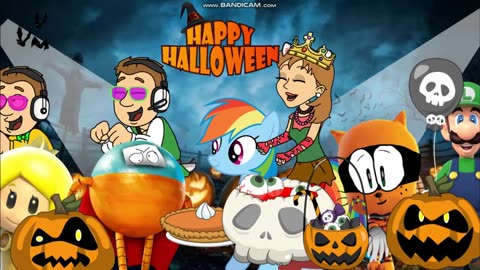 Me, Julie, Cold, & my Friends are in the Halloween Dance Party