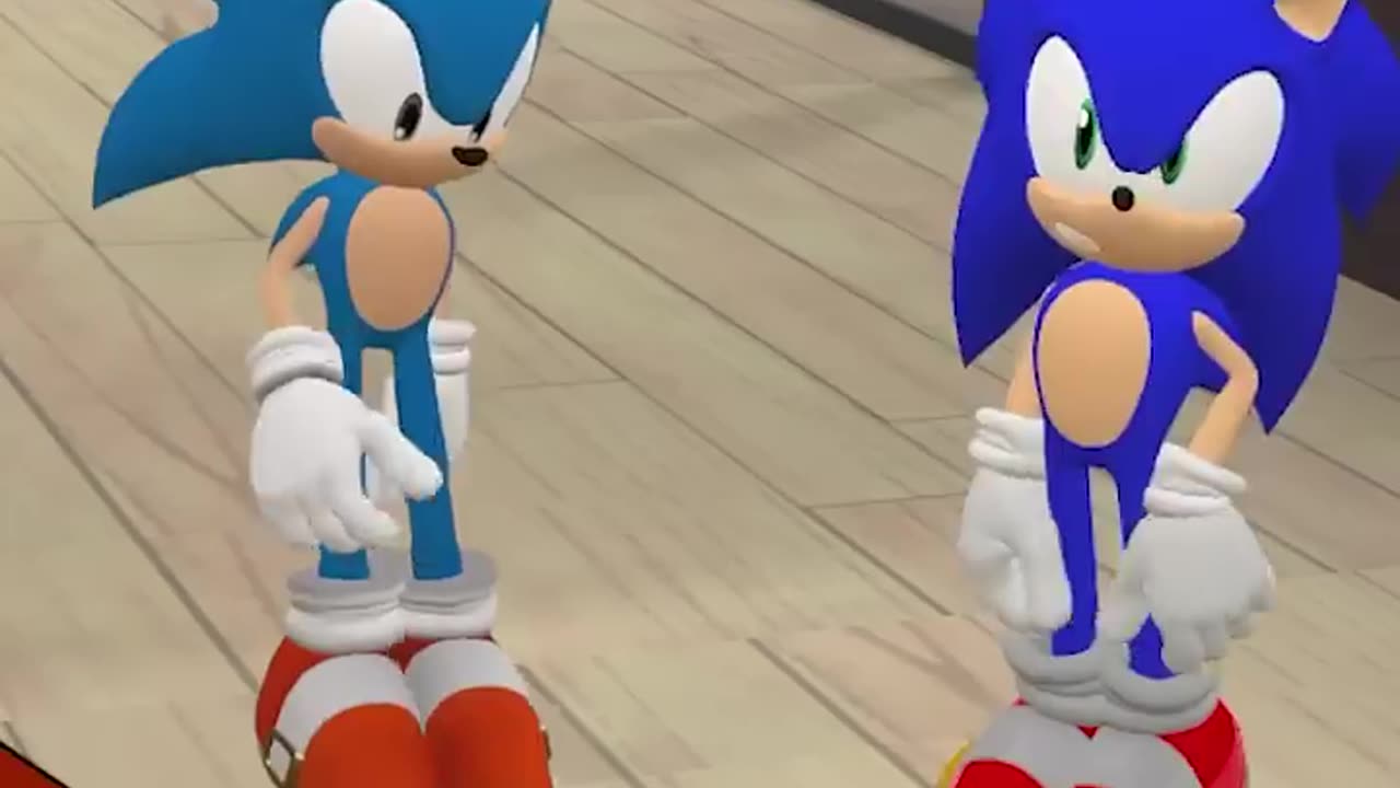 goku and vegeta meet the sonic