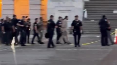 All of the deranged leftists that broke through the Capitol barricades have been arrested.