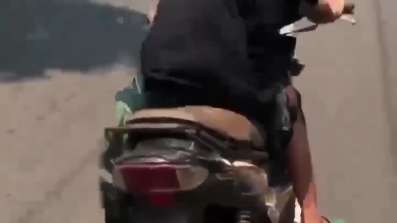 THE HANDSOME ONE IS RIDING 🤣#funny