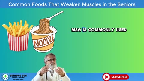 Common FOODS That Weaken Senior MUSCLES Without You Knowing Seniors 365_part7