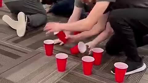 Breaking: Up or Down Party Game with Solo Cups! #youthministry #minutetowinit #c