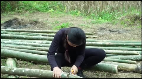 First Cuts - Learning to Harvest Bamboo Part 4