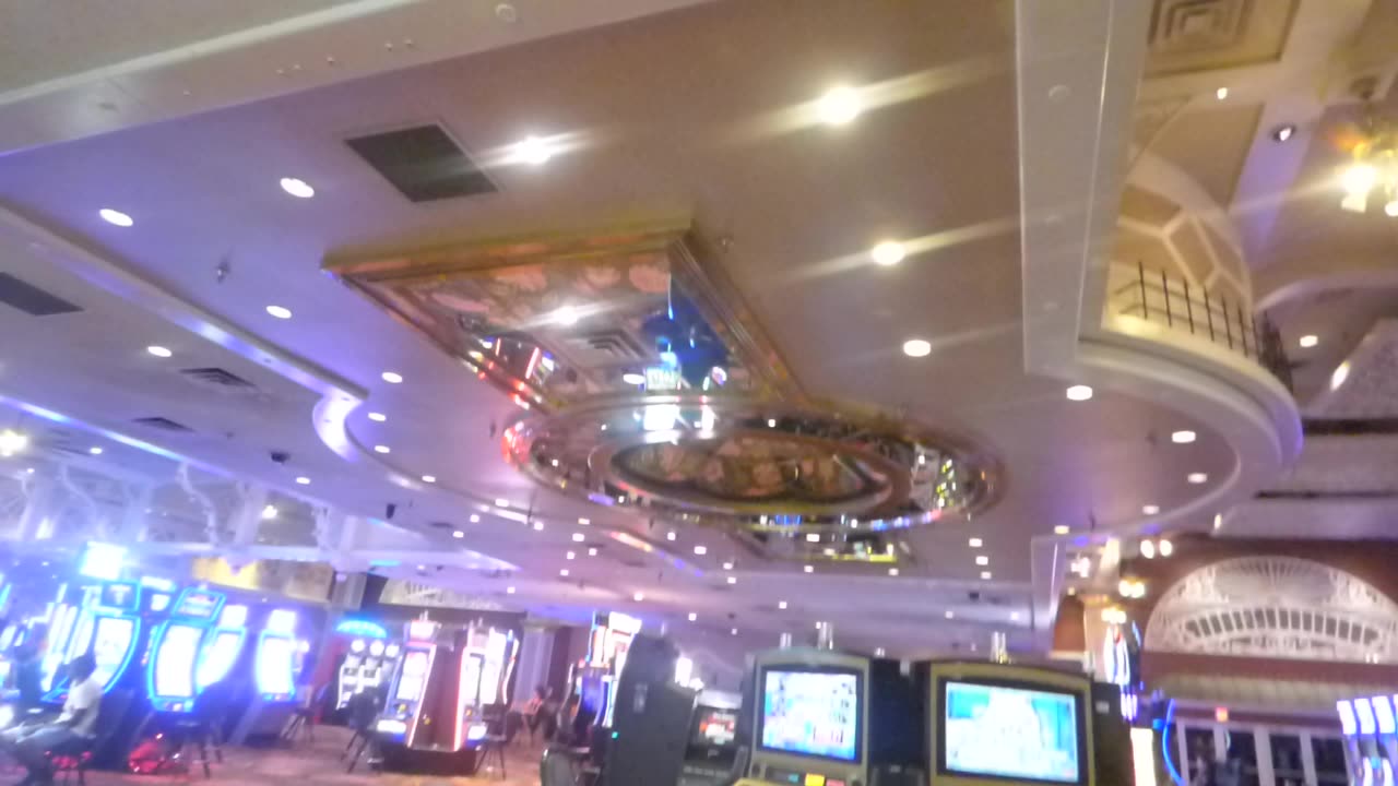 Quite a reflective ceiling design!