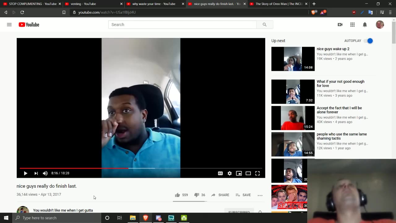 Todd Thundercock: INCEL Review_ Oreo Man_savvy guy. Black girls give up them jumbo honeybuns