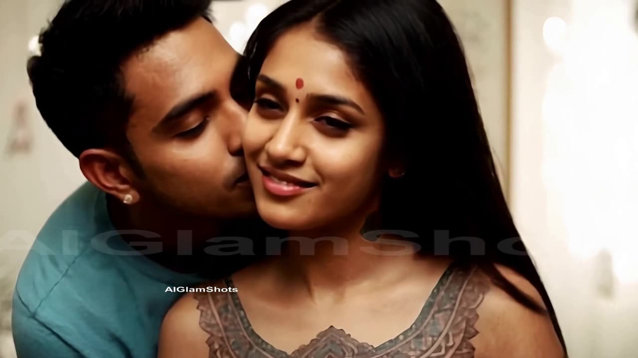 Young Couples Romantic Song - AIGlamShots