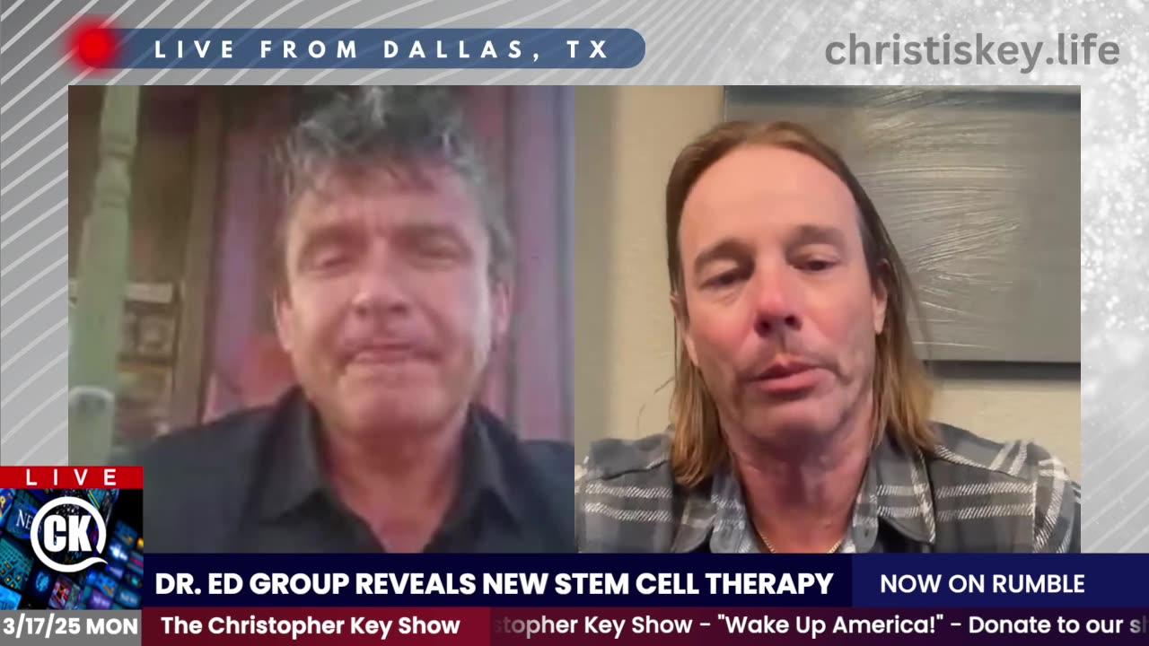Dr. Group LIVE with NEW STEM CELL therapy RESEARCH - 👉 EXCLUSIVE HERE ON THE CHRISTOPHER KEY SHOW
