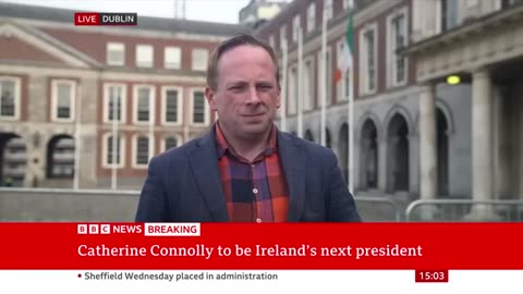 Catherine Connolly set to win Irish presidential election as rival concedes |