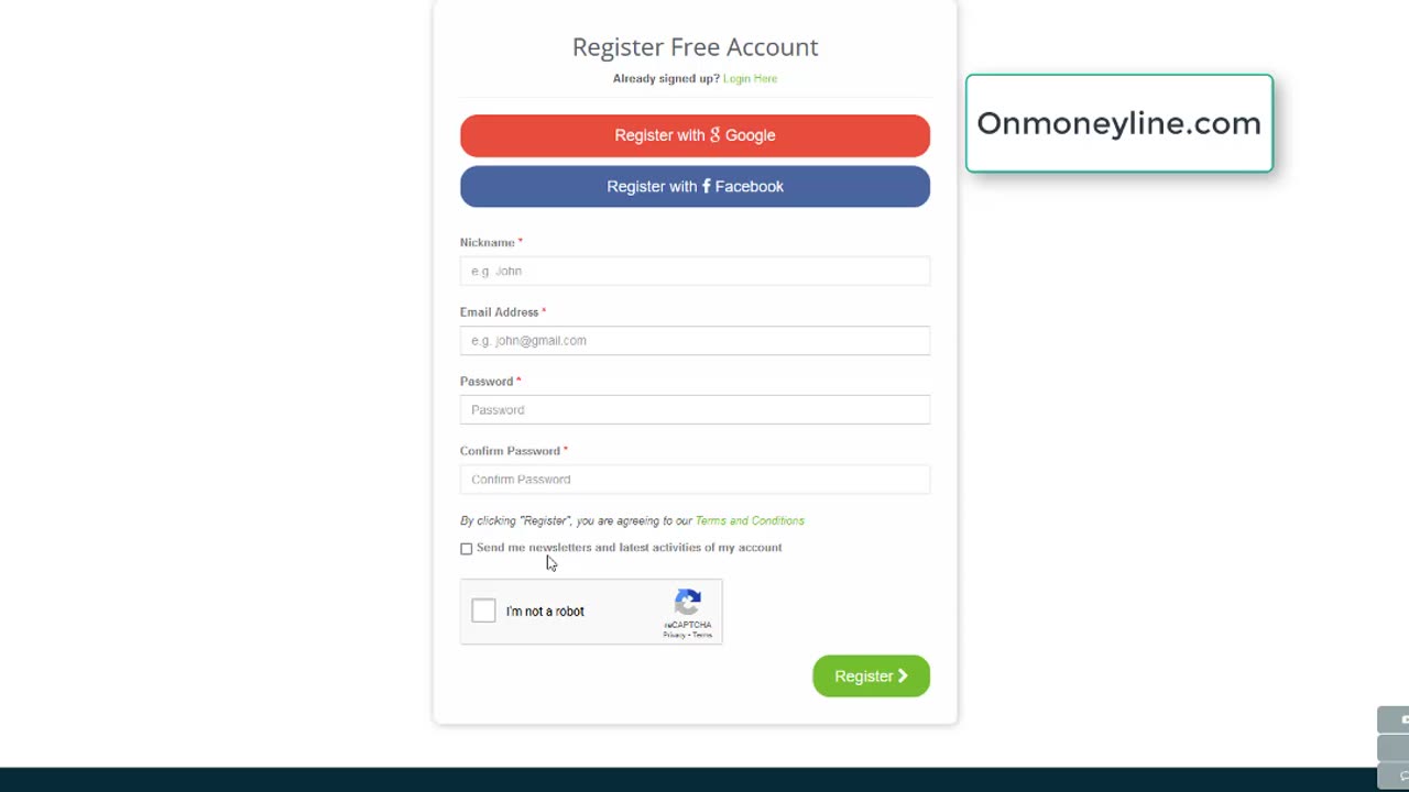 How to register on Linkcollider completely free