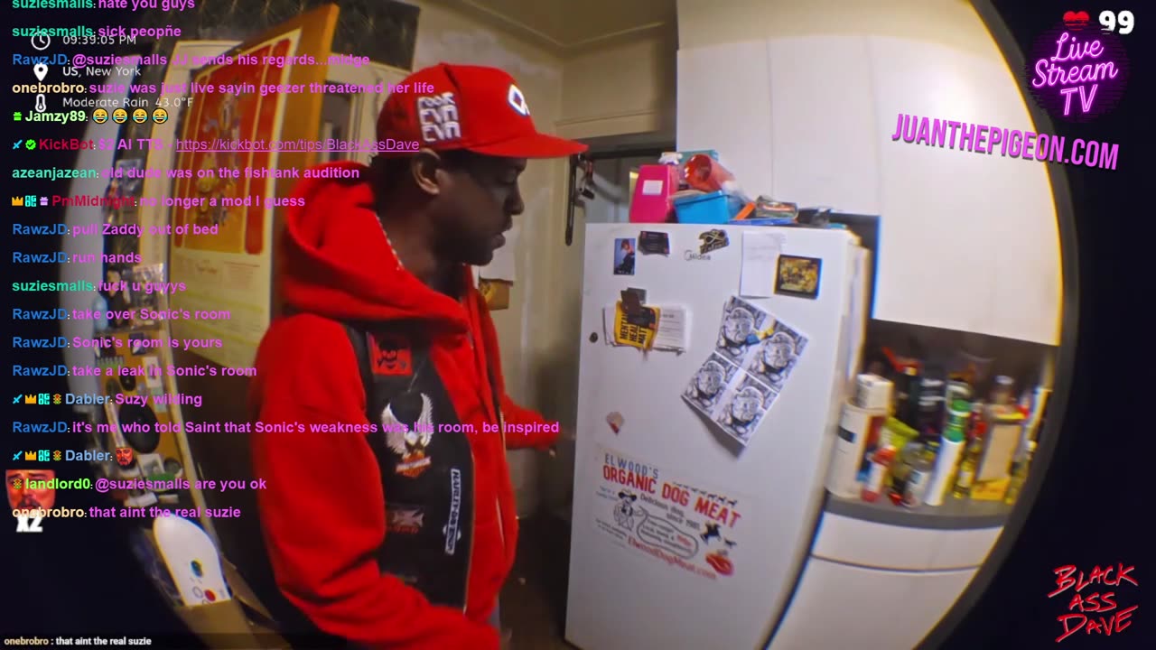 BLACKASSDAVE AT THE MOLD MANSION GETS BANNED ON KICK DURING LIVE STREAM [Apr.11.2025]