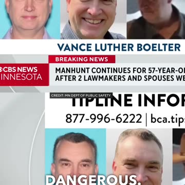 Manhunt Continues After Deadly Shooting of Minnesota Lawmakers