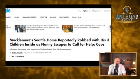 Anthony Cumia 😂 Rapper Macklemore, ROBBED