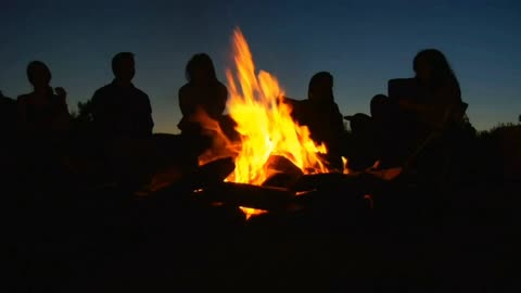 Fireplace ambiance for sleep and relaxing