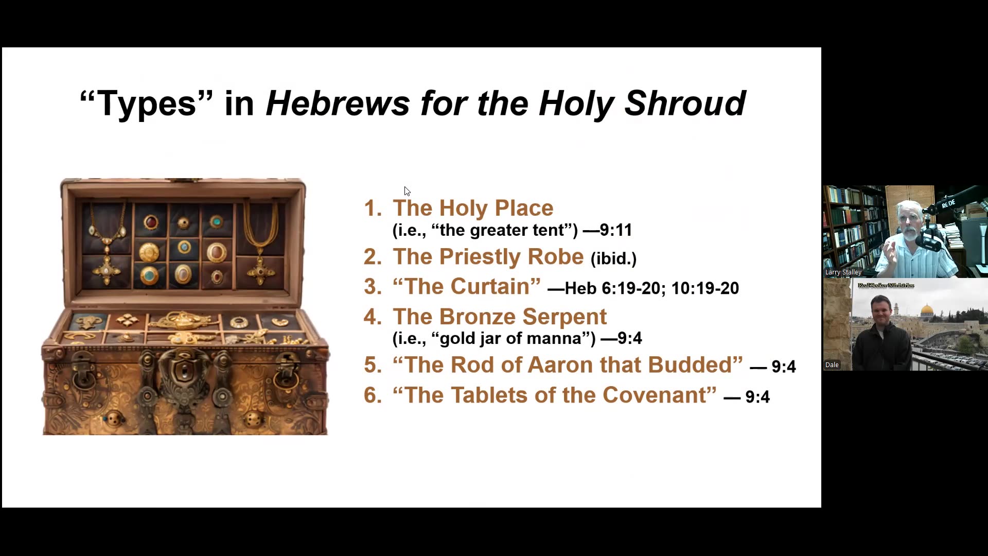 Shroud Wars: Incredible Typology Concerning the Shroud in the Letter to the Hebrews (Larry Stalley)