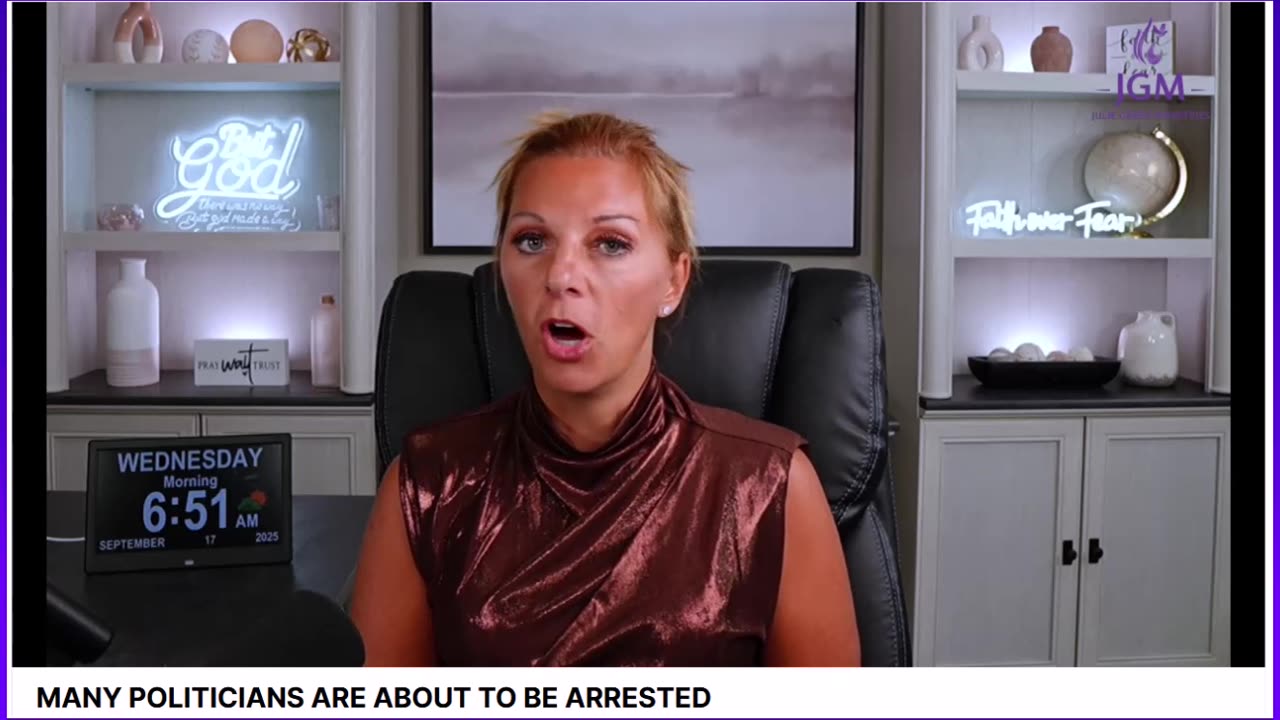 PROPHETIC WORD – MANY POLITICIANS ARE ABOUT TO BE ARRESTED