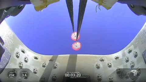 Drogue parachutes deployed