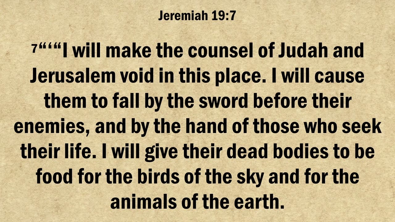 Jeremiah 19