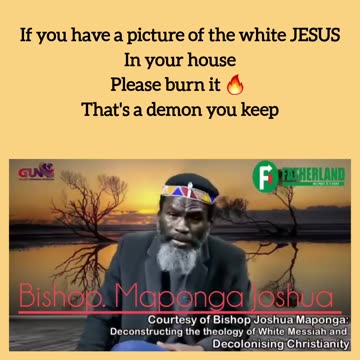 Remove white Jesus from your Afrika Houses