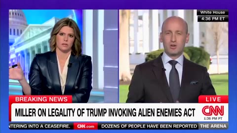 Deputy Chief of Staff Stephen Miller Destroys Fake News Hack Kasie Hunt in Heated Law Debate