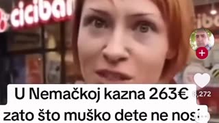263 euro kary dla rodziców za odmowę ubrania syna w damskie ubrania.
