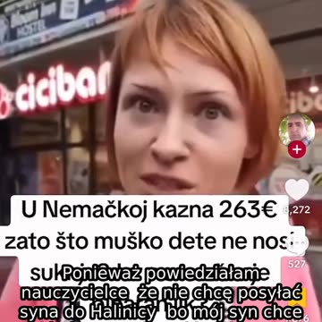 263 euro kary dla rodziców za odmowę ubrania syna w damskie ubrania.