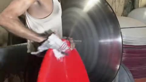 Making of Dish Ariel Antenna in local Factory
