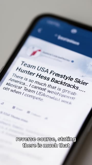 Team USA Freestyle Skier Hunter Hess Backtracks After Whining That He Has ‘Mixed Emotions