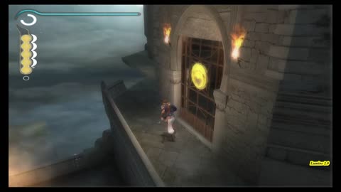 Prince of Persia - The Sands of Time (PC) (2) A Booby-Trapped Courtyard - Cliffs and Waterfall