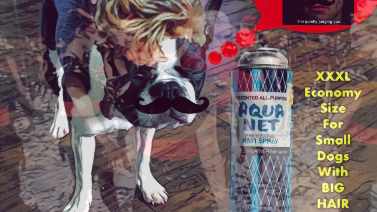Flock of Seagulls Perform I, Ran for AquaNet Hair Loom | XXXL Size for Man Problems & Big Hair