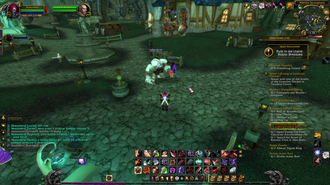 Dark Portal clean up, Level 60 Flying around To Shatt Project Ascension