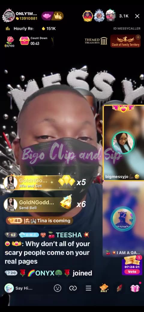 MessyCaller talks to JazzyCherry about fight-Emp reads down 8/26/25 #bigoclipandsip