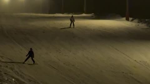 Skier Recovers From Nighttime Fall