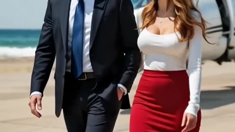 Elon Musk With Talulah Riley, the boss