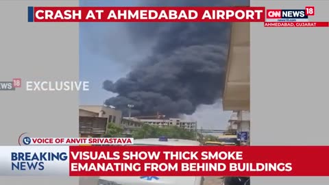 Ahmedabad Plane Crash- Air India Flight Carrying 133 Passengers Crashes Near Airport