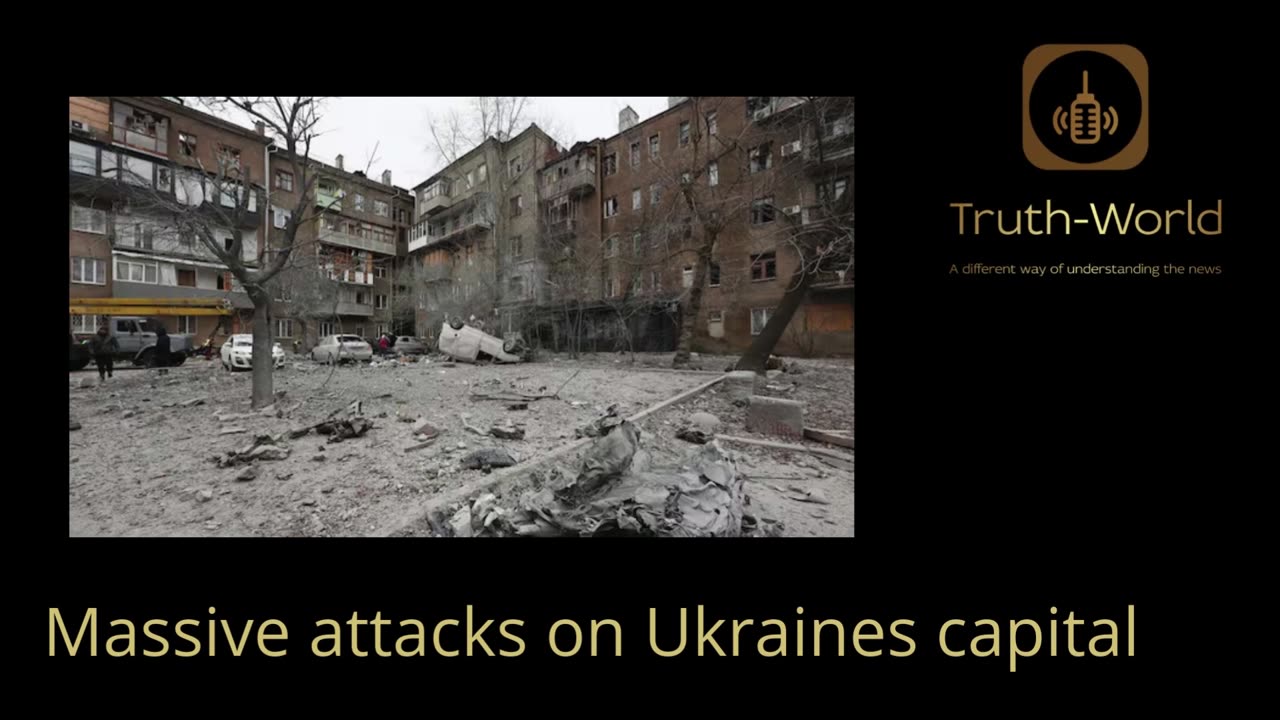 Massive attacks on Ukraines capital