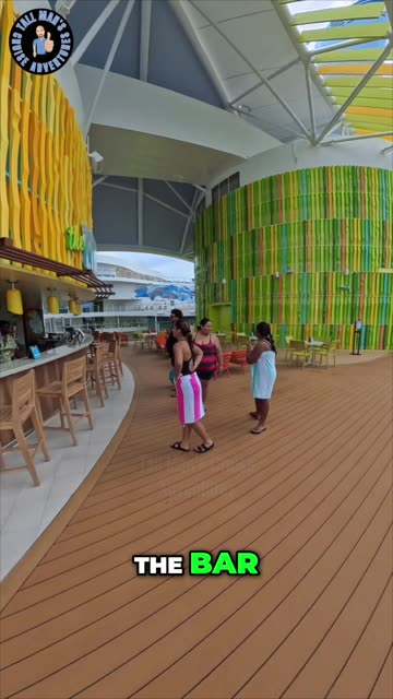 Slide, Lime and Coconut Bars at Star of the Seas Deck 16!