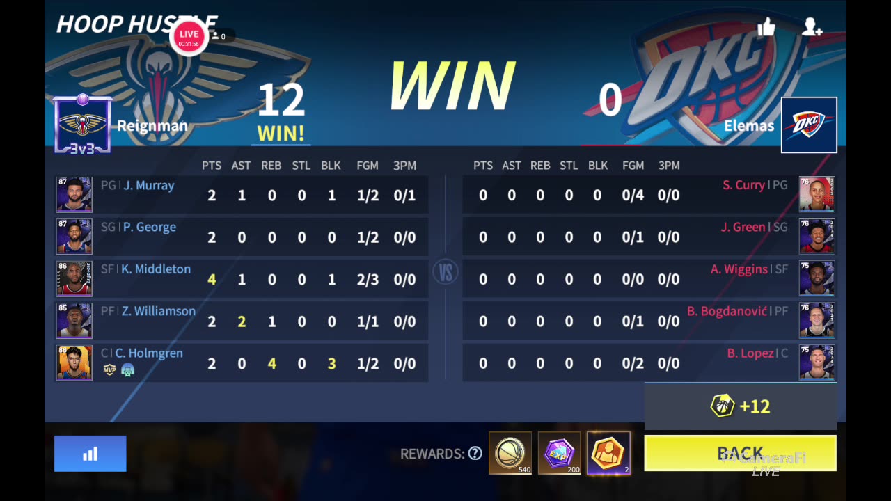 NBA infinite mobile cooking right now.