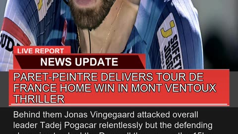 Paretpeintre Delivers Tour De France Home Win in